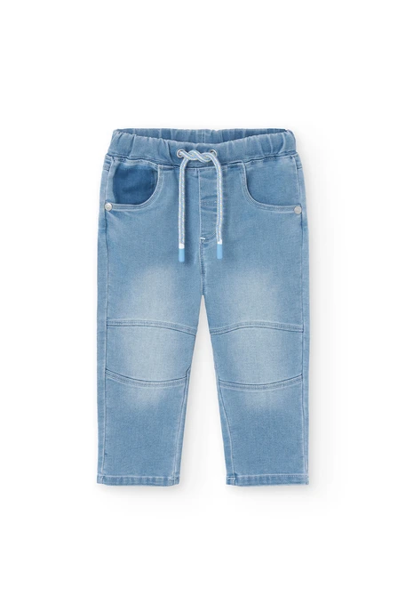 Strickhose für Babyjungen in der Farbe Bleach