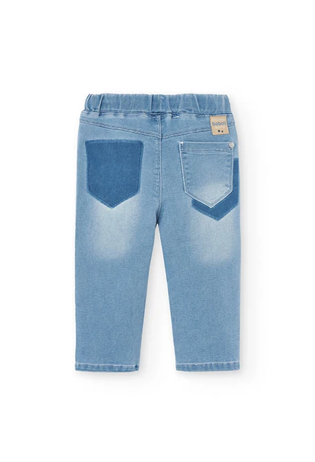 Strickhose für Babyjungen in der Farbe Bleach