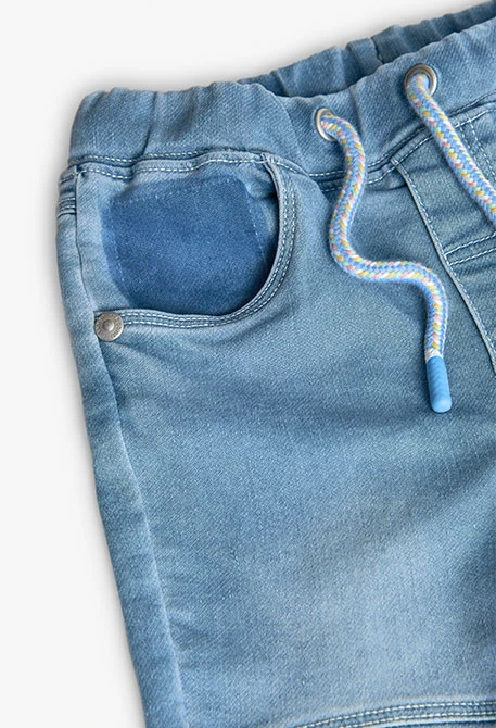 Strickhose für Babyjungen in der Farbe Bleach