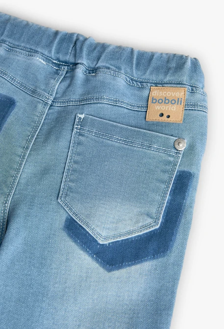 Strickhose für Babyjungen in der Farbe Bleach