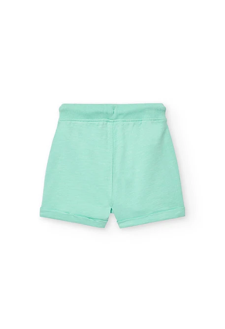 Strick-Bermudas für Babys in Grün