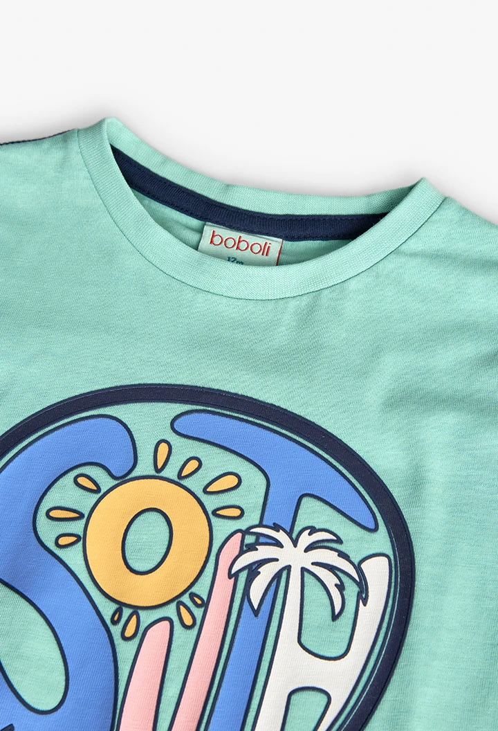 Jungen-Babypullover in Grün