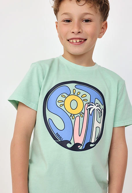 Jungen-Babypullover in Grün