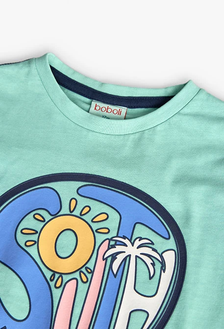 T-shirt en tricot pour bébé garçon en vert