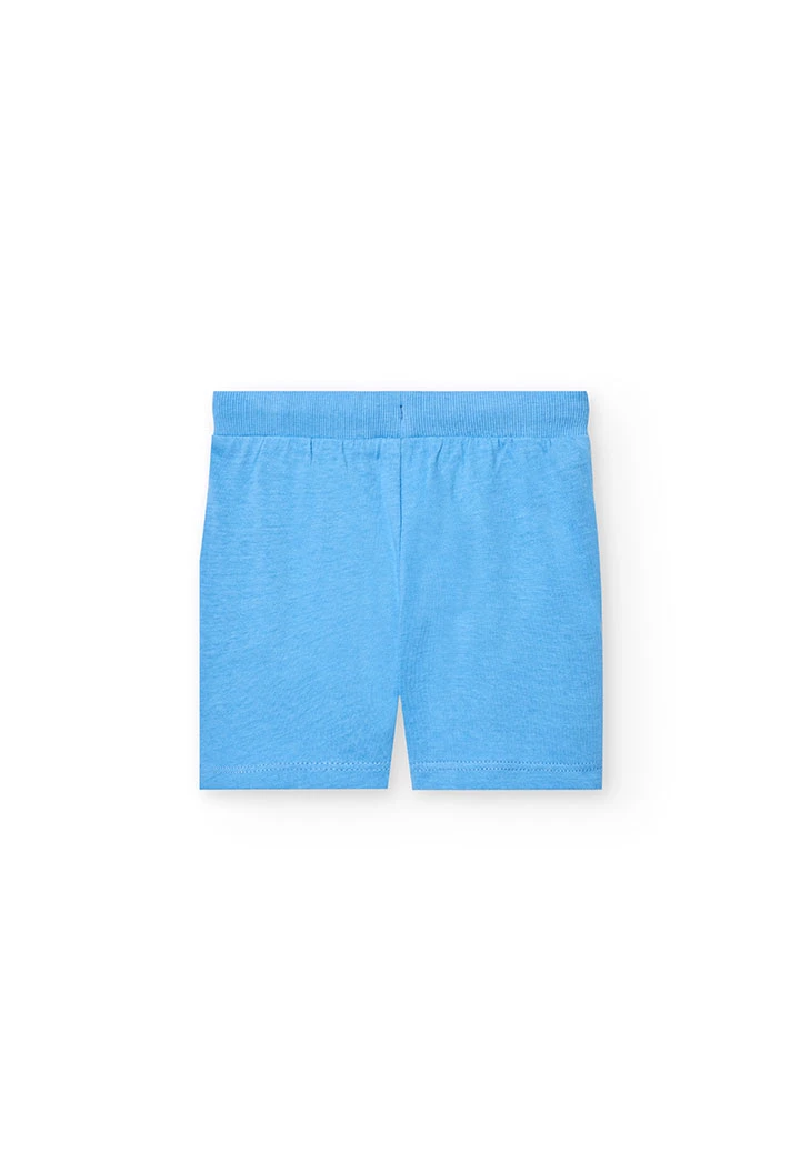 Set di maglietta e pantaloncini in maglia per neonato multicolore.