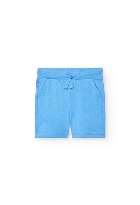 Conjunto de camiseta y pantalón corto de punto para bebé niño en multicolor