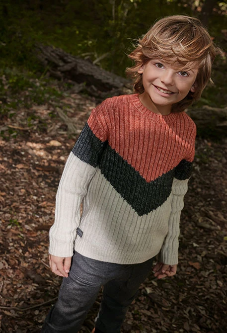 Orange boy´s jumper