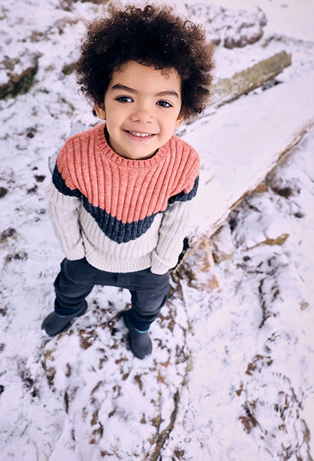 Orange boy´s jumper