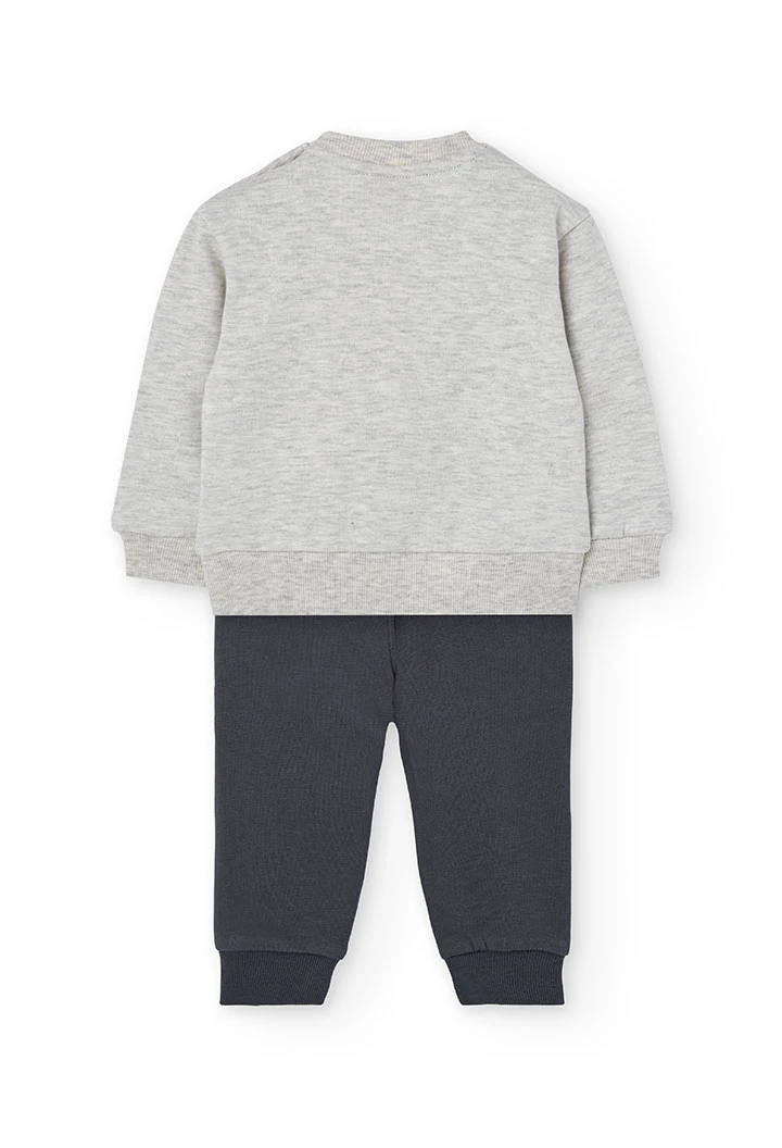 Conjunto menino pelfa ski em cru