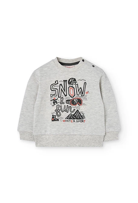 Boy´s cream ski fleece set