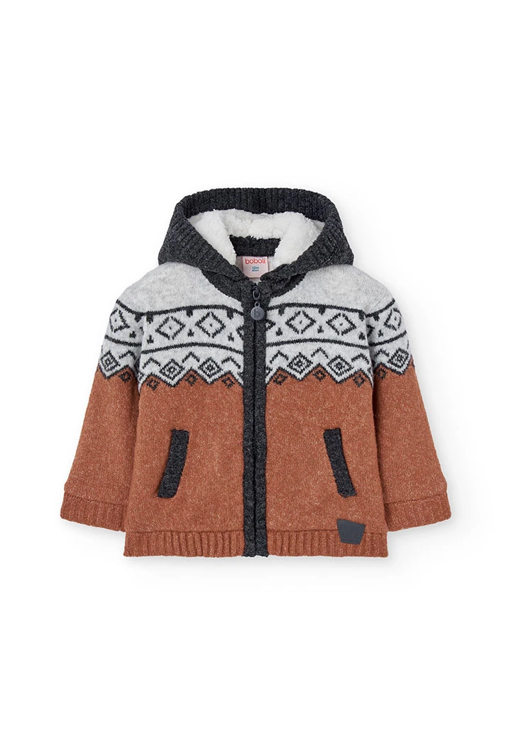 Veste garçon orange