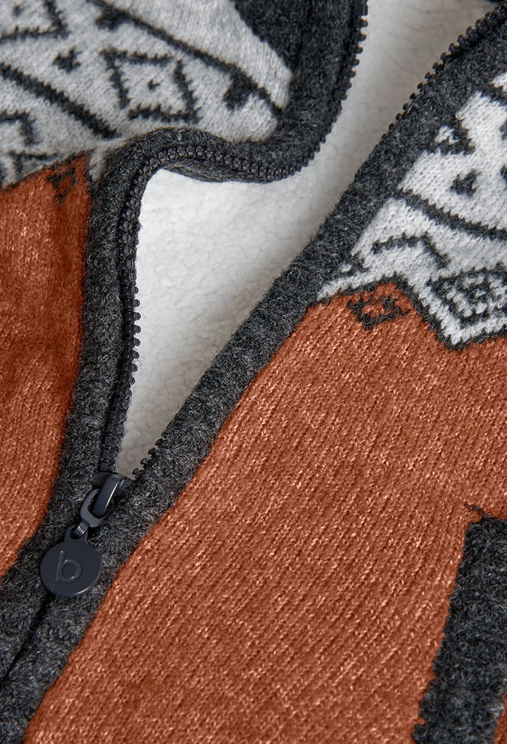 Veste garçon orange