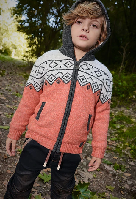 Orange boy´s jacket