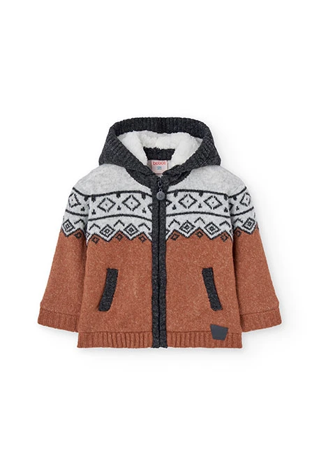 Veste garçon orange