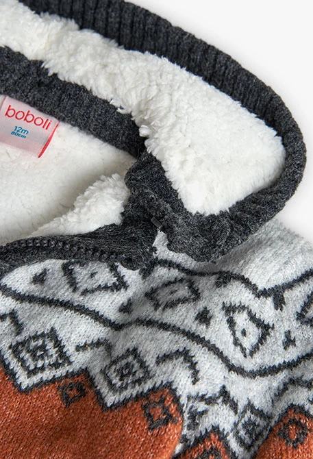 Veste garçon orange