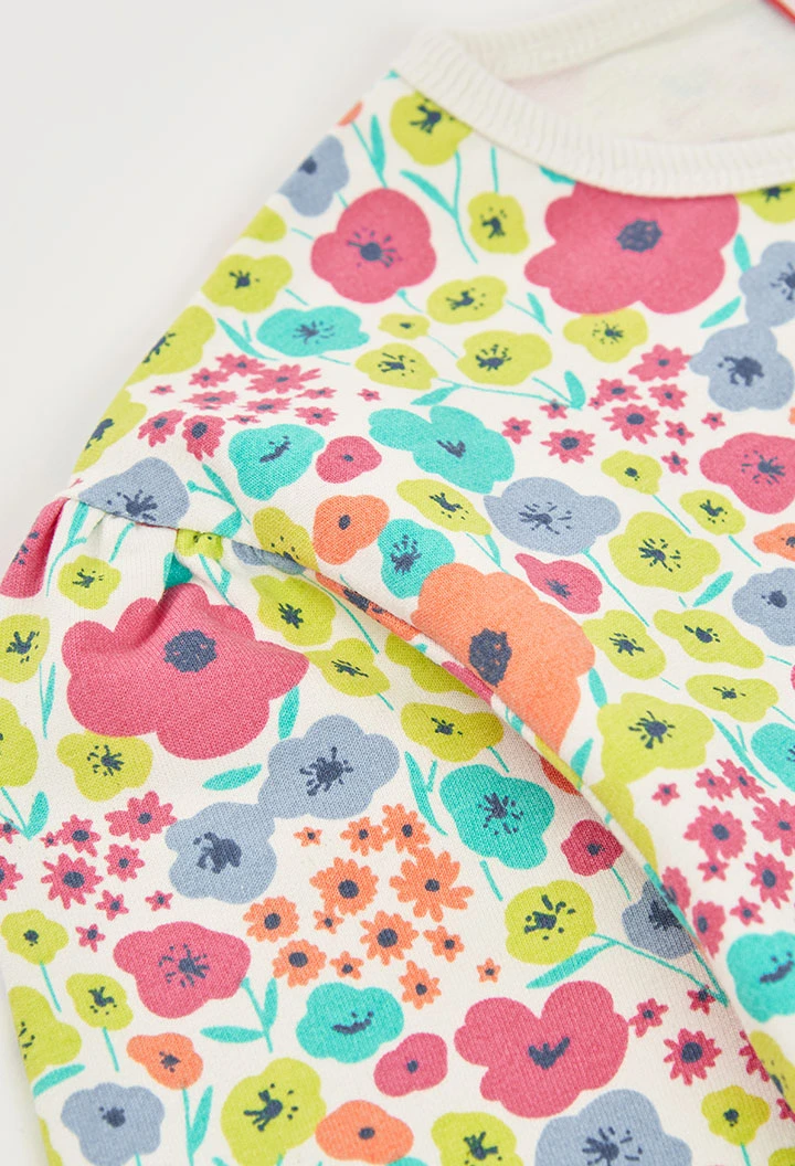 Sweatshirt menina malha estampada