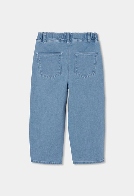 Pantalón niña denim