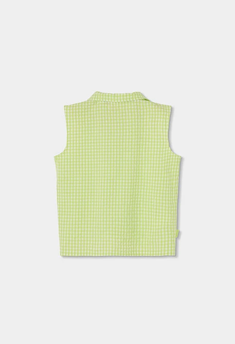 Camicia bambina popeline quadri