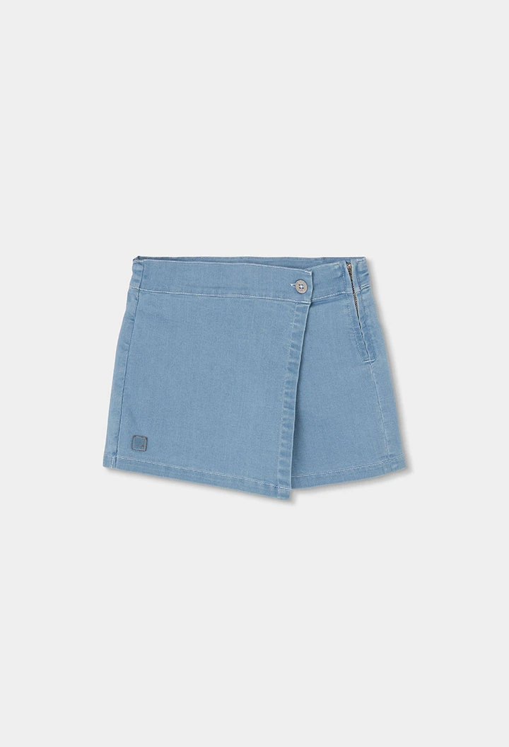 Falda-shorts denim