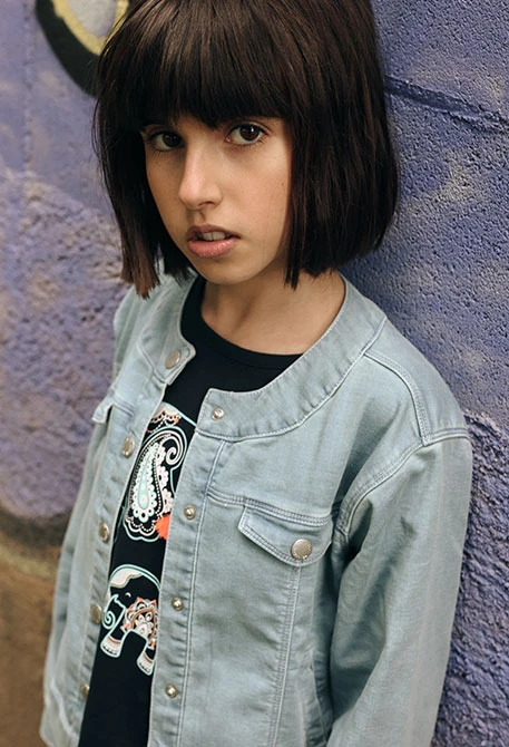 Veste en denim pour fille