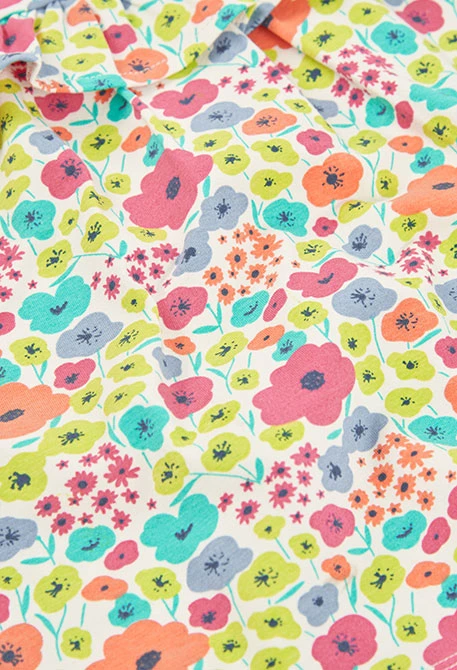 T-shirt menina malha estampada