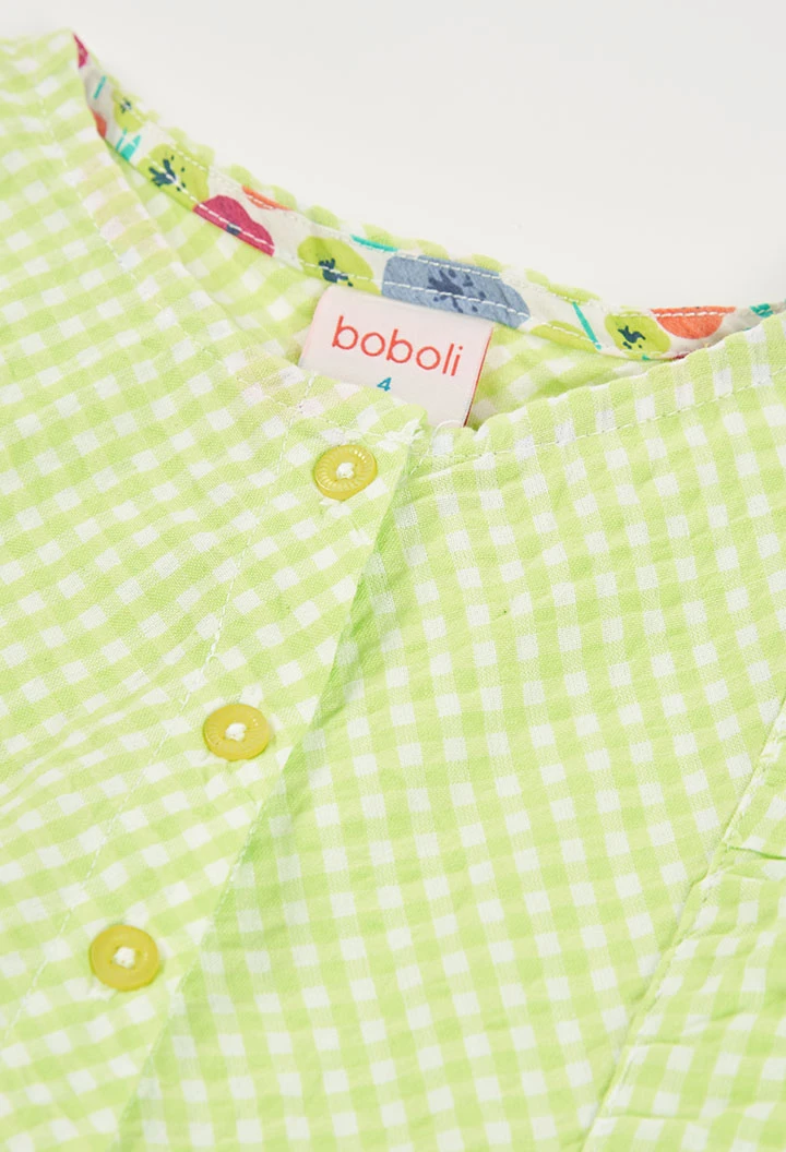 Vestit de popelina a quadres