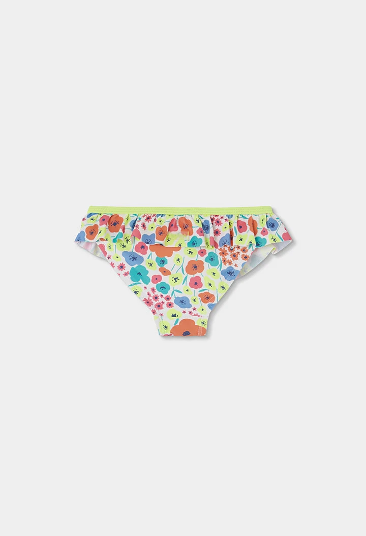 Banyador nena estampat flors UPF50+