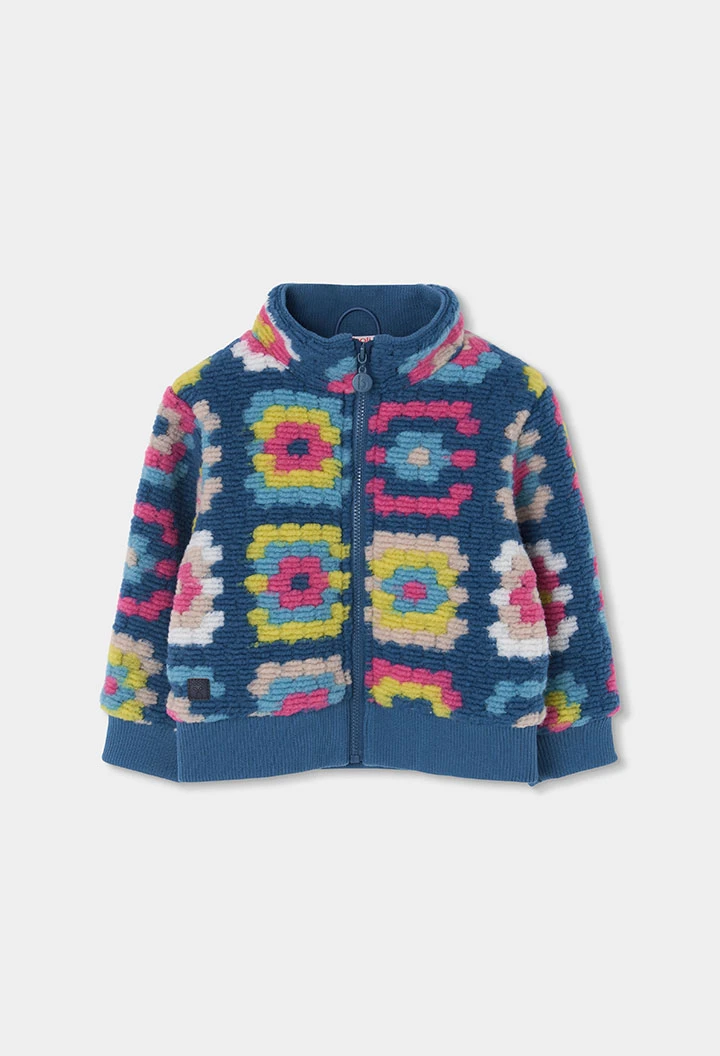 Xandall de pelfa nena verd estampat geomètric
