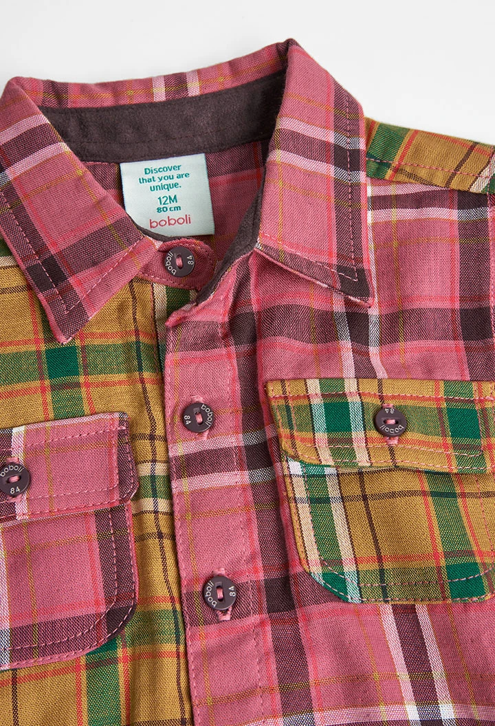 Chemise a carreaux pour bébé garçon -BCI