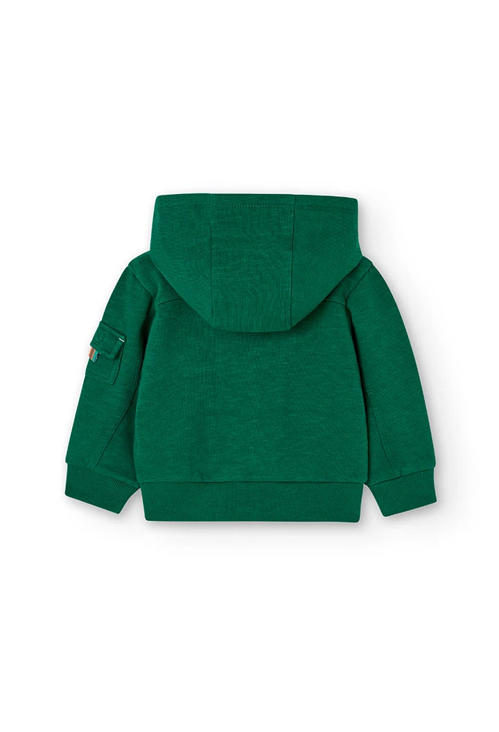 Veste en molleton flame pour bébé garçon -BCI