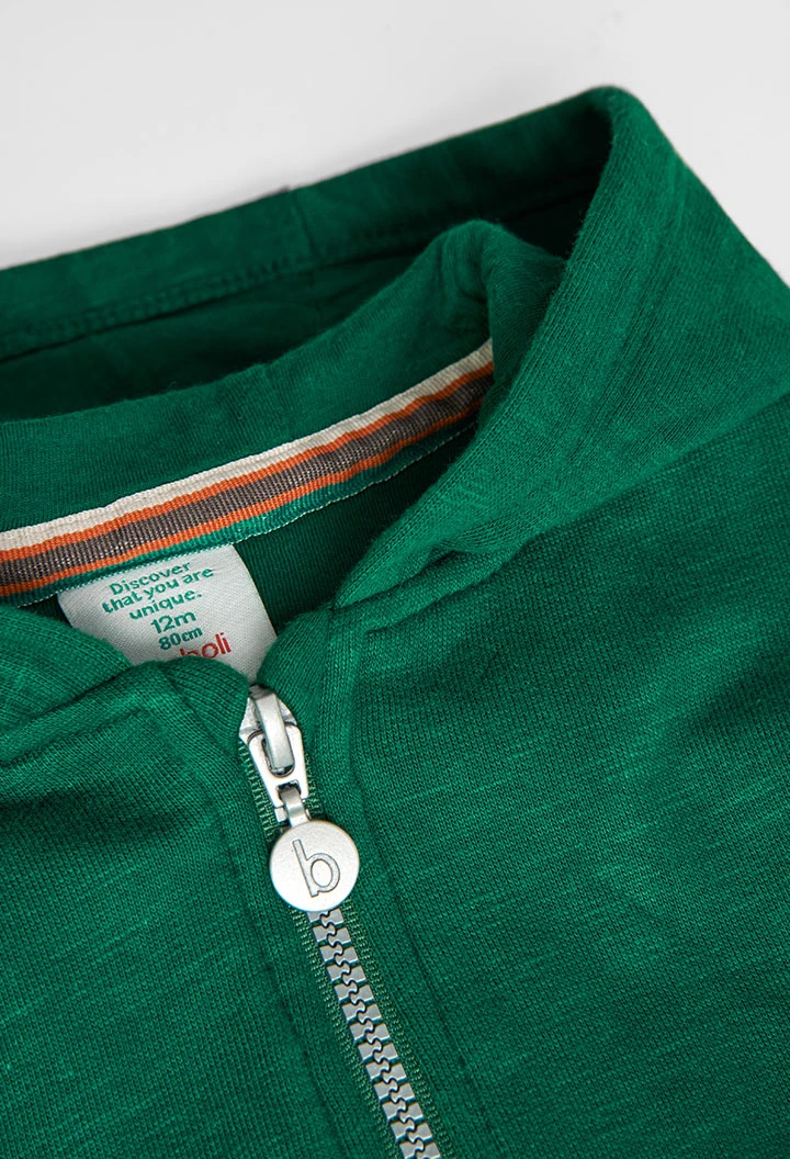 Chaqueta felpa flamé de bebé niño -BCI