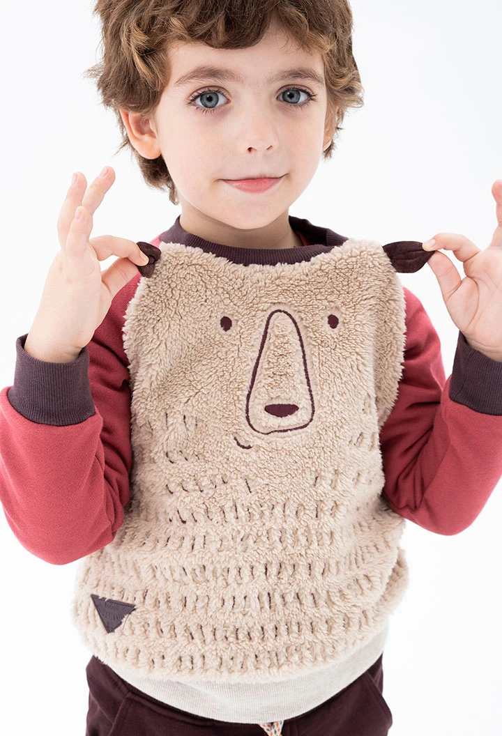 Sudadera combinada de bebé niño -BCI