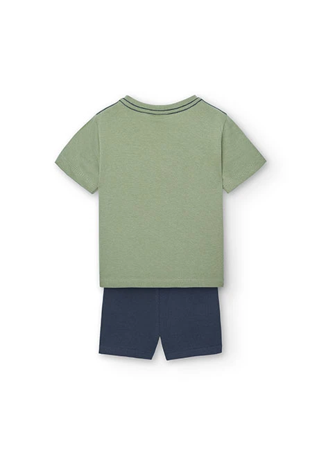 Baby boy knit pack in green