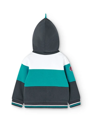 Fleece-Jacke für Baby-Jungen, in Farbe Grau