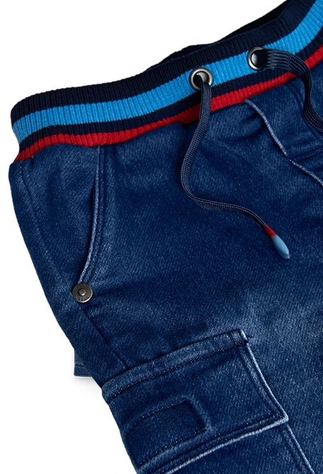 Pantalone di denim per bambino in blu