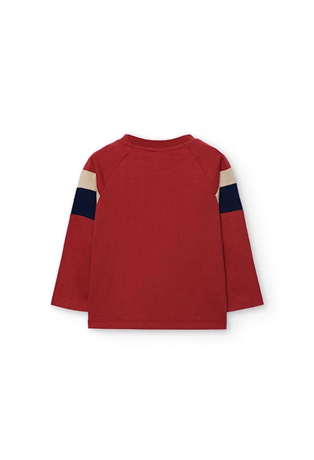 Boy´s maroon knitted T-shirt