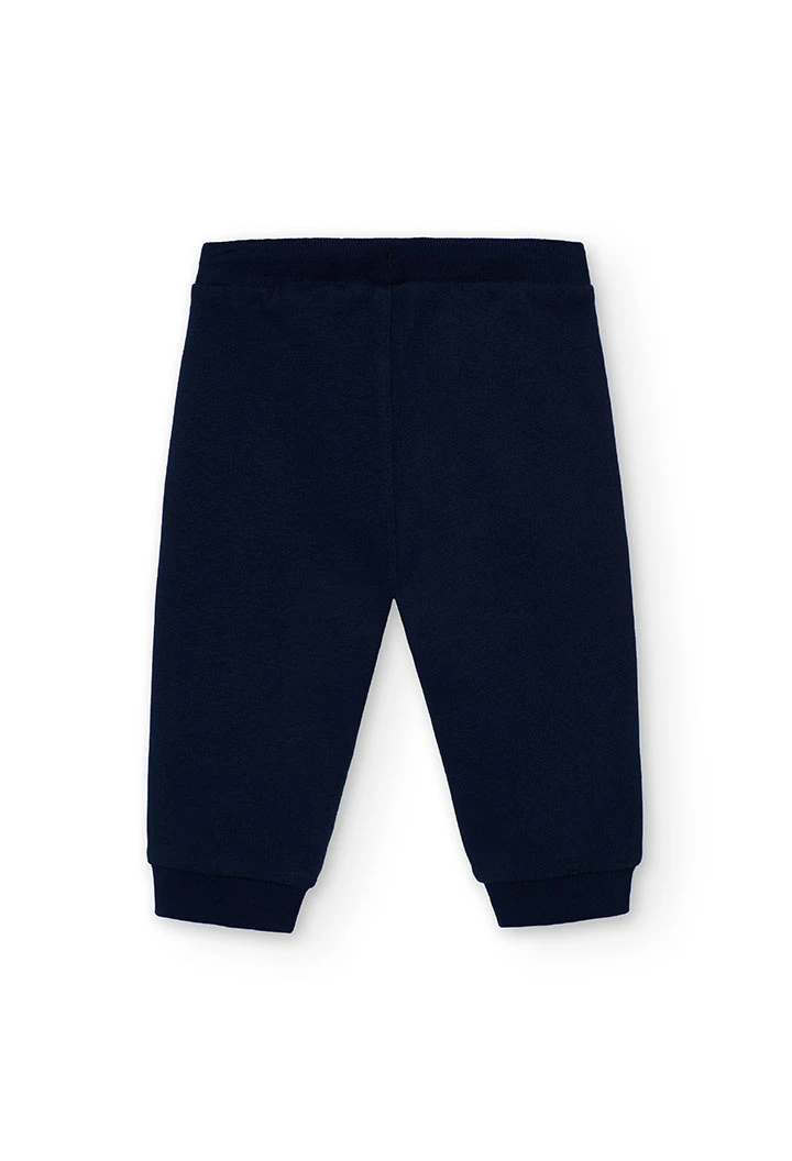 Bordeauxfarbener Strickanzug für Jungen