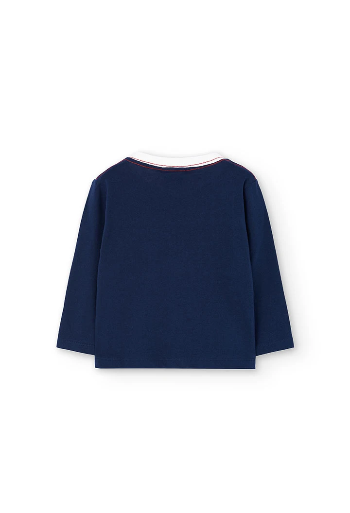 Maglietta bambino blu navy
