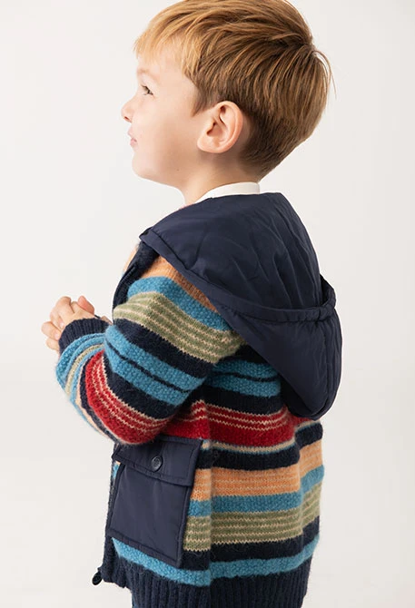 Boy´s jacket with stripes