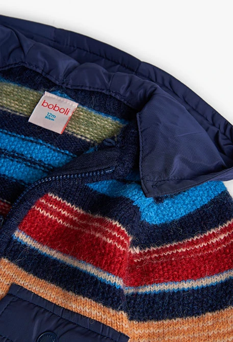 Boy´s jacket with stripes