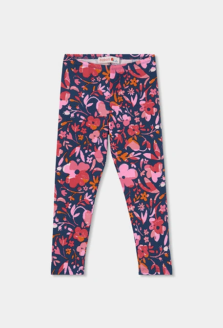 Printed knit leggings