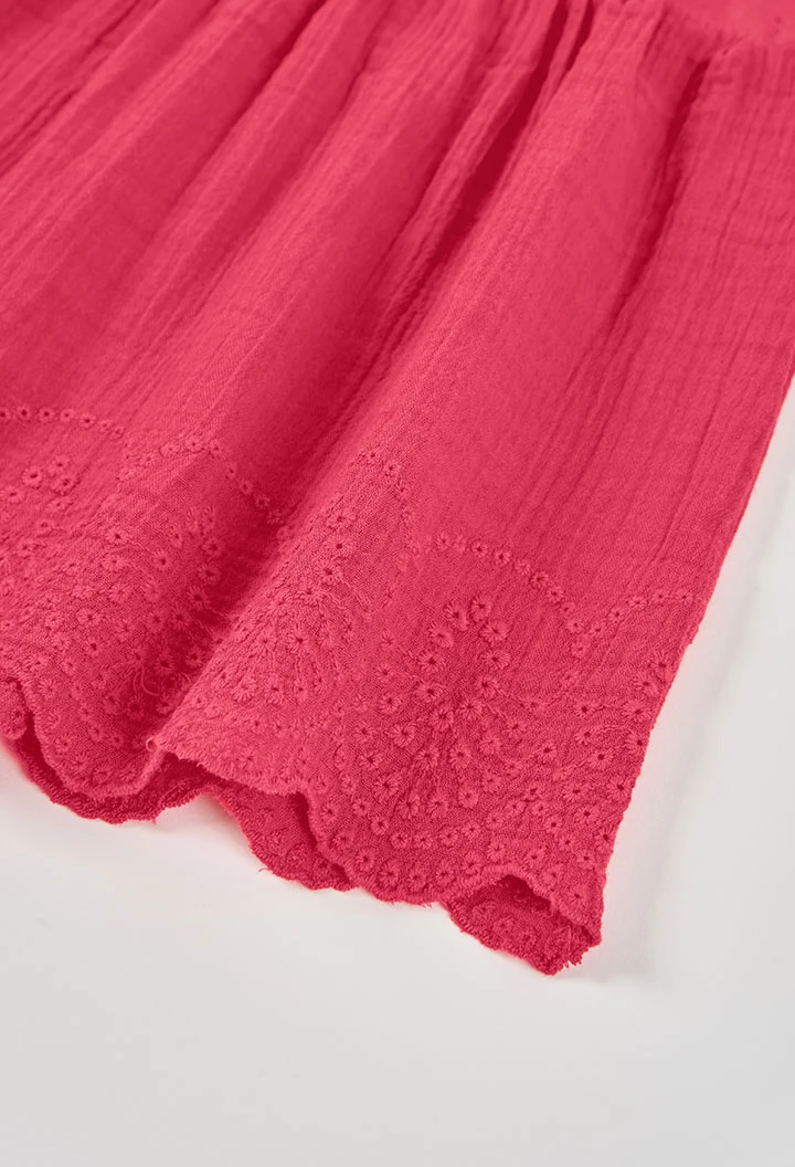 Maglietta bambina cotone alla fragola