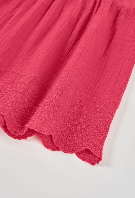 Maglietta bambina cotone alla fragola