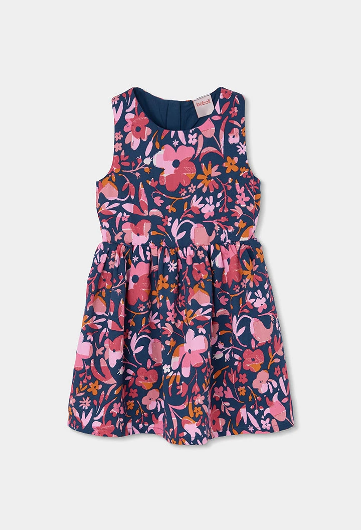 Vestit rosa amb flors