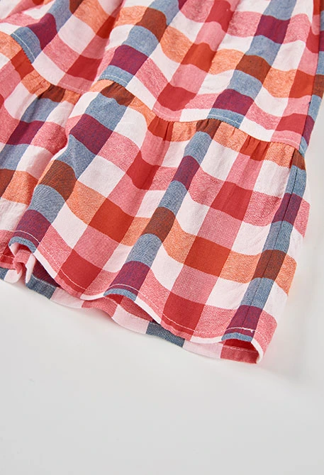 Vestit de popelín de quadres