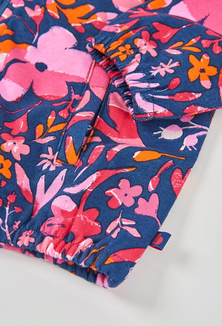 Girl?s floral jacket