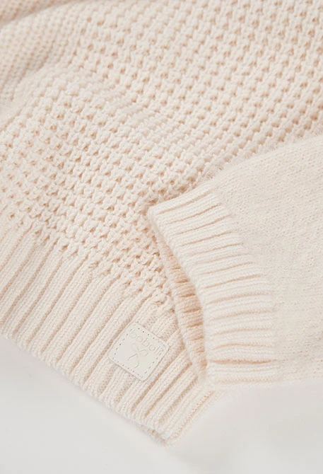 White girl\'s jumper with patchwork combination