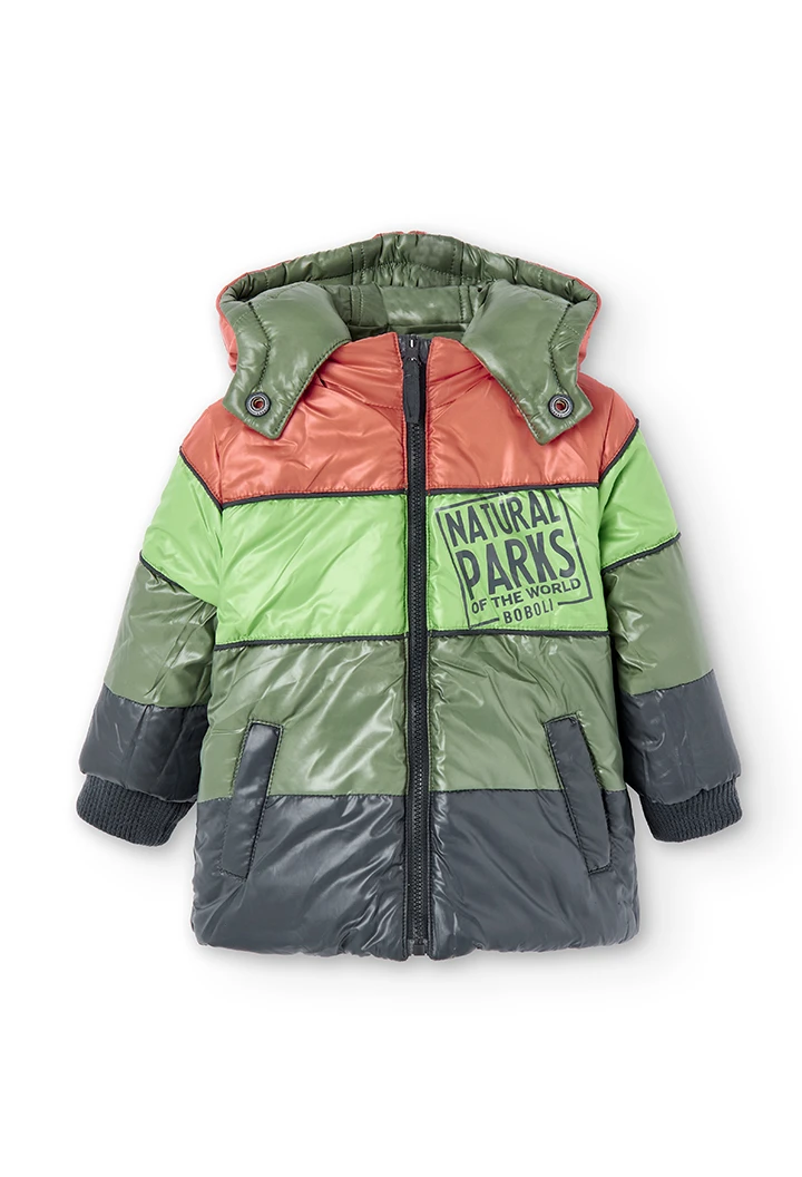 Parka tejido técnico reciclado de bebé