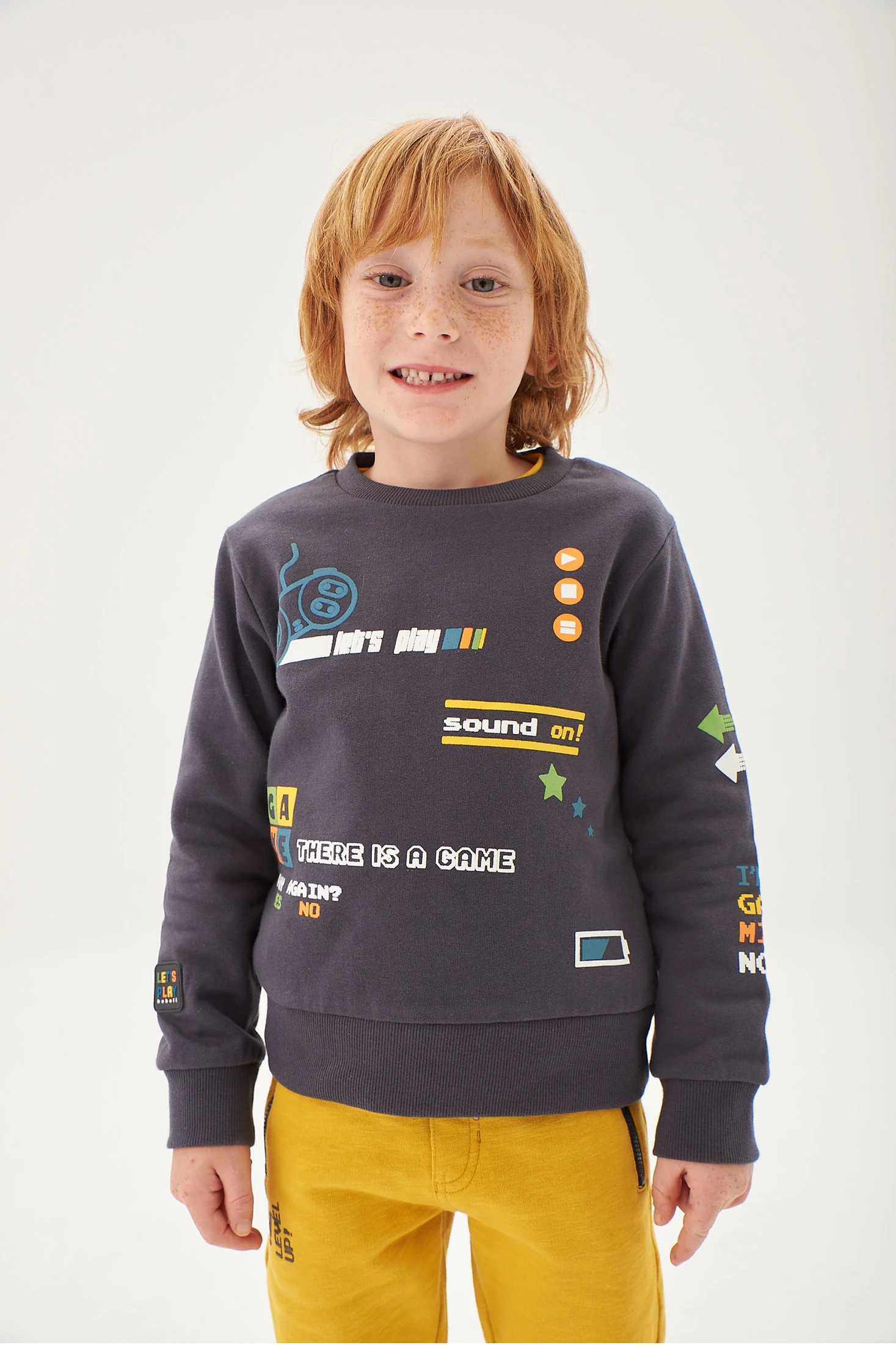 Baby boy shop crew neck sweatshirt