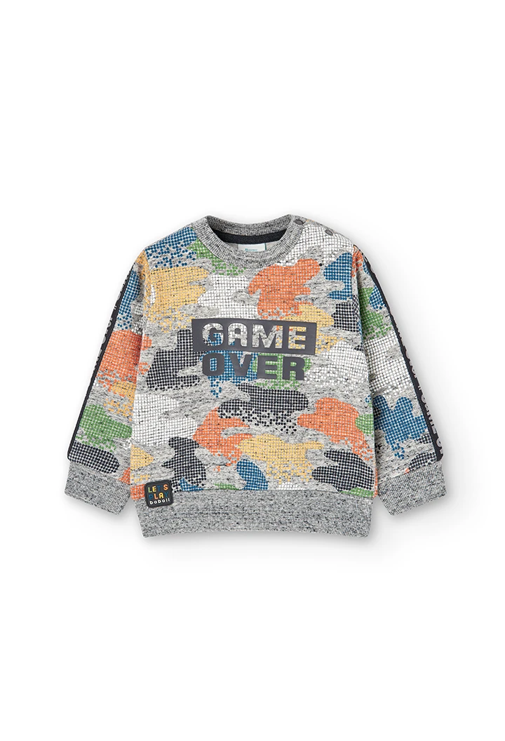 Sweat en molleton camouflage pour bébé -BCI